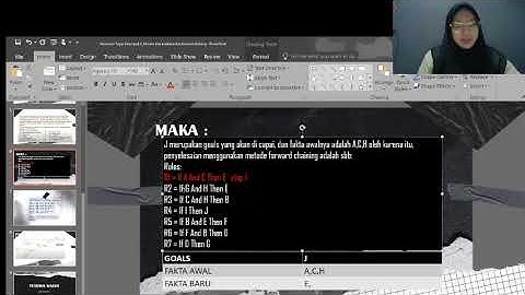[SBP INFORMATIKA UNINDRA] KELOMPOK 2 Kelas Y7K METODE DAN IMPLEMENTASI FORWARD CHAINING