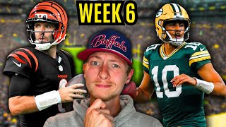 My Week 6 NFL Predictions!