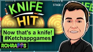 KNIFE HIT- Now that's a knife!- mobile game app review #Ketchappgames |™ROHR APPS screenshot 4