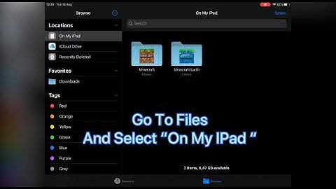 How to turn a Minecraft World to a ZIP file download | IPad / IOS