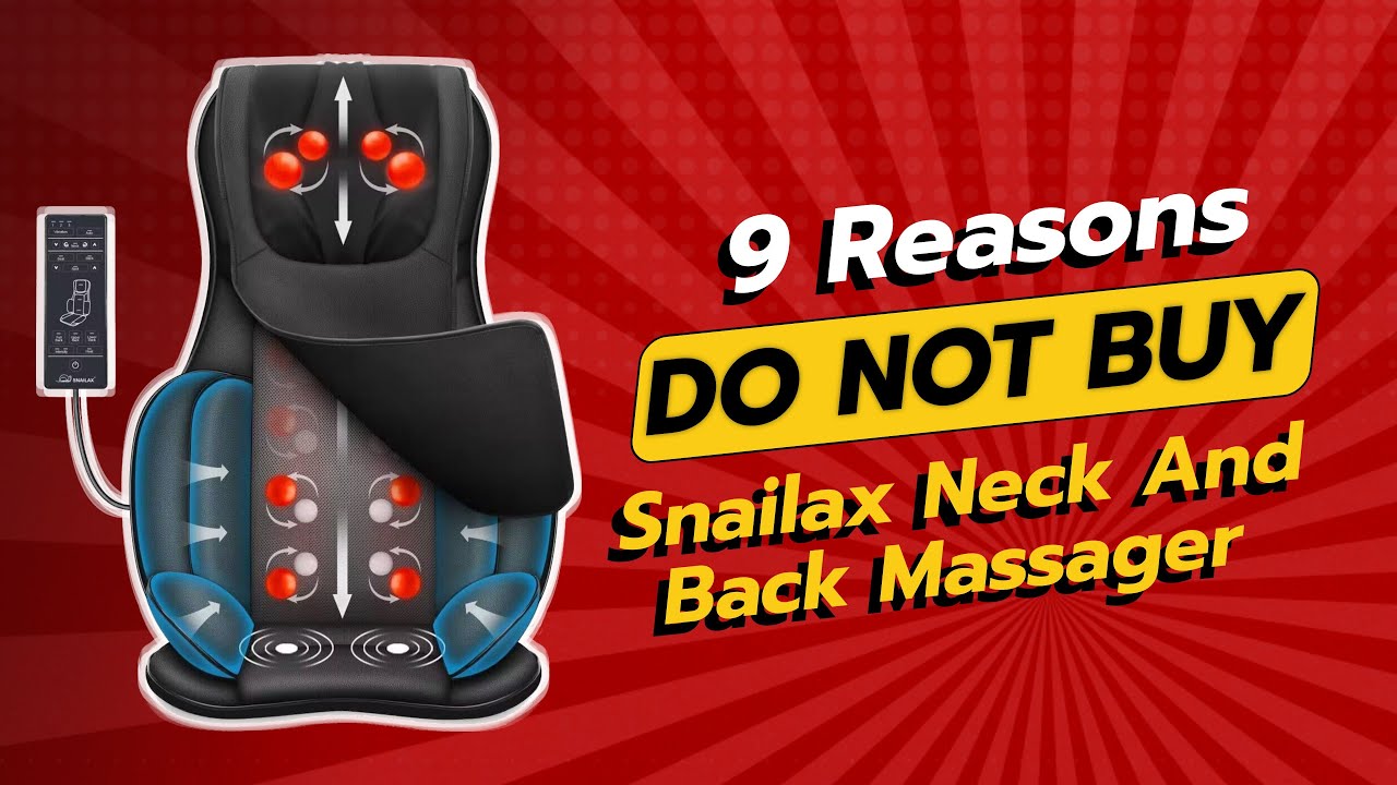 НЕ ПОКУПАЙТЕ массажер для шеи и спины Snailax, пока не посмотрите ЭТО! 😱💔