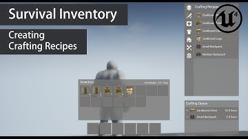 Survival Inventory (Creating Crafting Recipes)