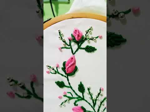 hand embroidary - YouTube