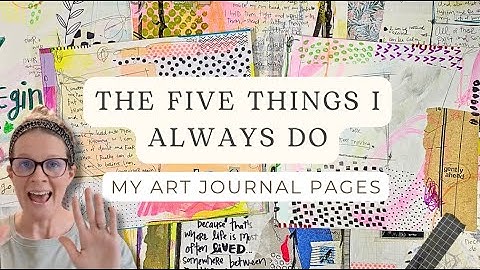 Five Tips for Enhancing Your Mixed Media Art Journals | Collage Art Journal Tutorial