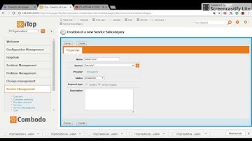 iTop Combodo Create Sub Services 6 of 11