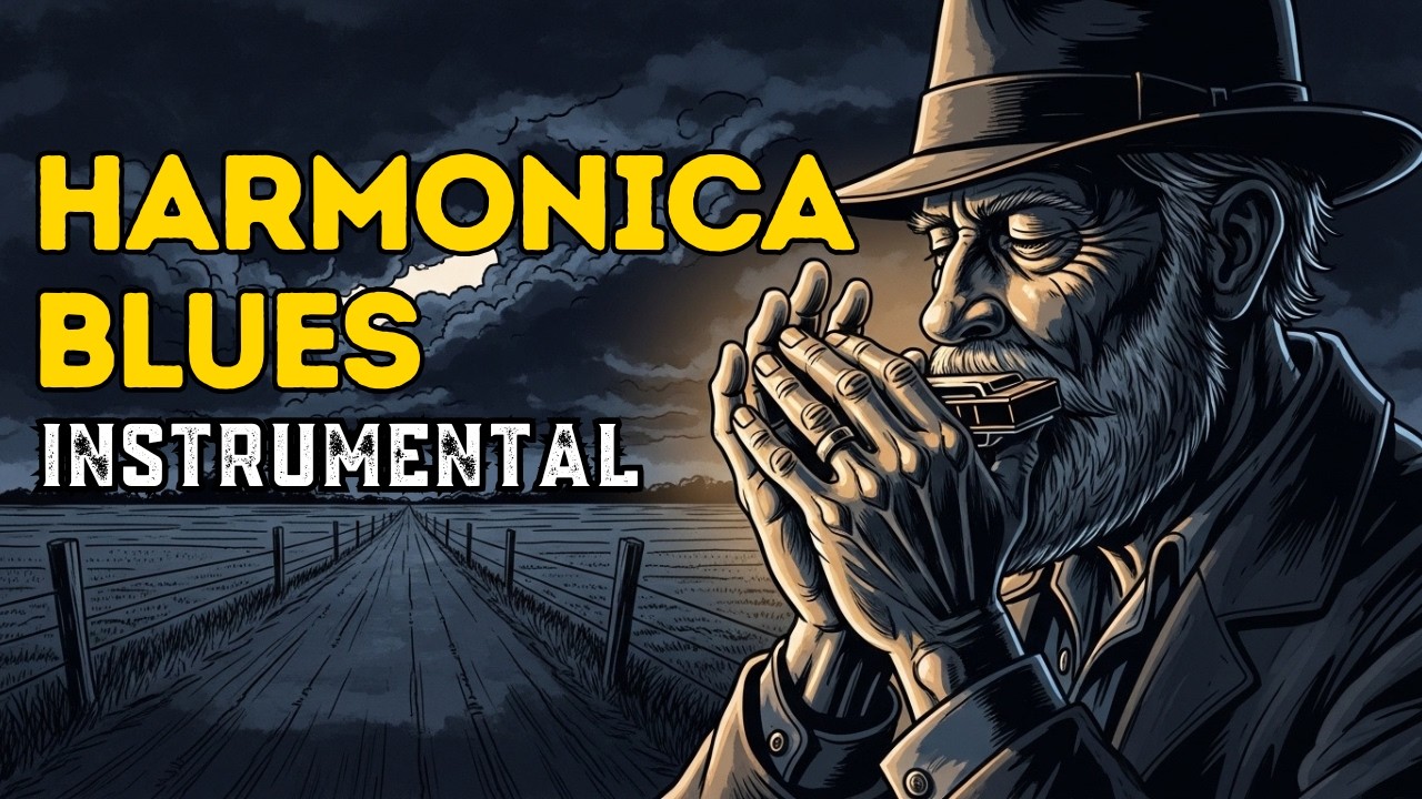 Relaxing Harmonica Blues Instrumental For Study and Sleep| Mississippi Delta Root | Vol 20