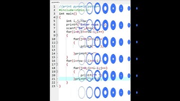 Programming|Pyramid Pattern|C Programming|interview #learning #interviewtips #viral #cprogramming