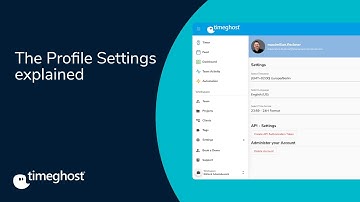 The Profile Settings explained - timeghost - Time tracking for Microsoft 365