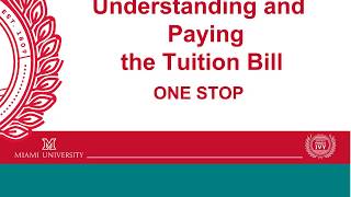 Understanding & Paying the Tuition Bill 2019