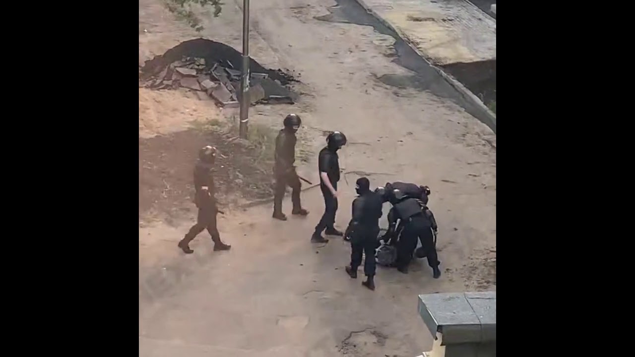 Belarusian riot police is just like Oblivion's NPC