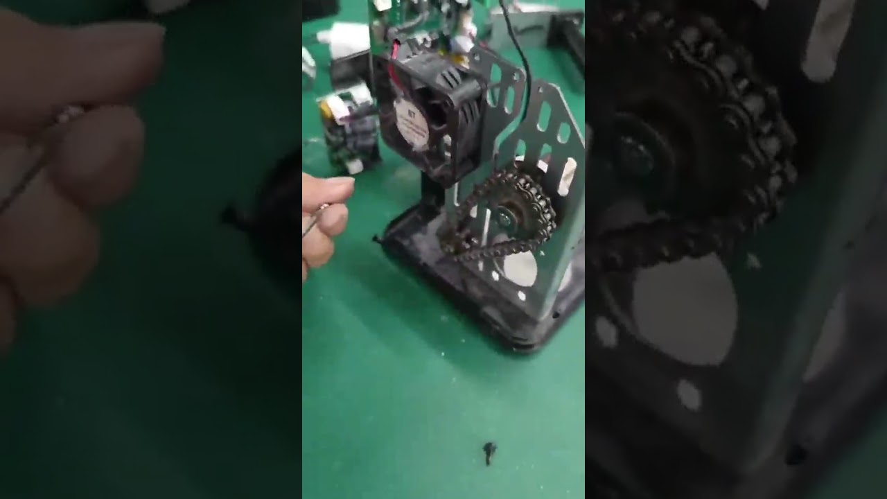 Igracelite mini cold spark machine bearing replacement complete demonstration