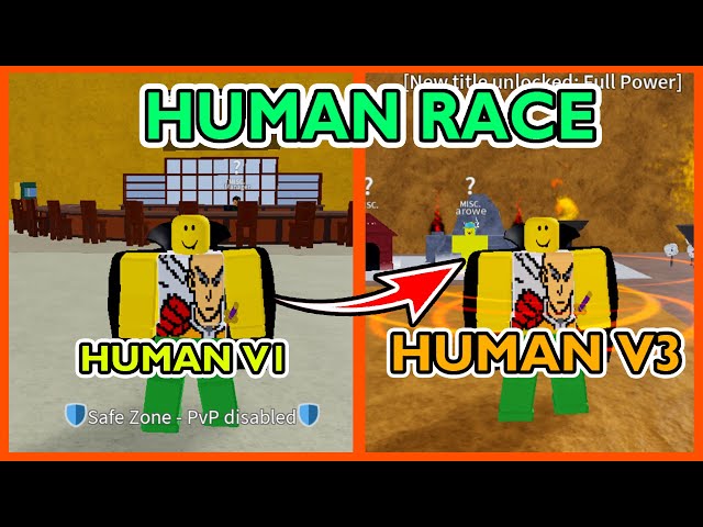 RACE ) FINALLY I GOT HUMAN V2 & V3 + SHOWCASE IN BLOX FRUITS - PART 14 