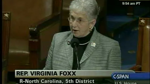Rep. Virginia Foxx Dishonored Matthew Shepard's De...