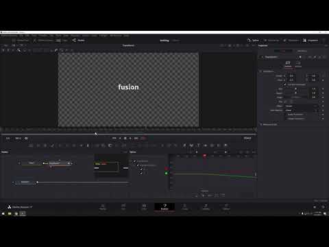 Resolve and Fusion: