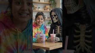 bhoot love boba tea 😂 #aivideo #funnyvideo #motivationalvideo #motivationalvideo #lesson