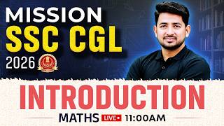 SSC CGL Maths Classes 2026 | SSC CGL Maths Introduction Class - 01 | Maths by Ravinder Sir