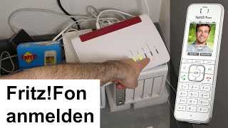 Avm Fritzfon C6 Einrichten Und Anmeldung An Der Fritzbox Dect Basis Anleitung