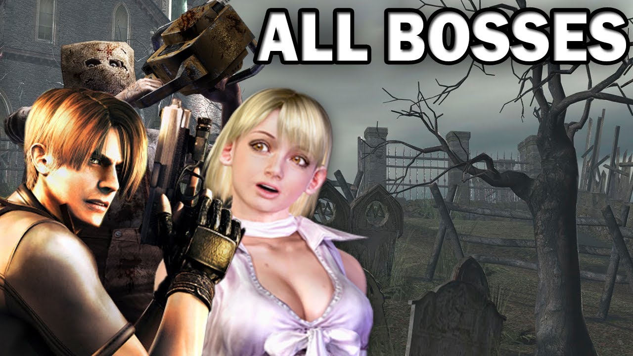 Resident Evil 4 Remastered All Bosses (With Cutscenes) HD YouTube