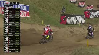 Kay de Wolf vs Brent Van Doninck in MXGP Race 1 #MXGPCzechRepublic
