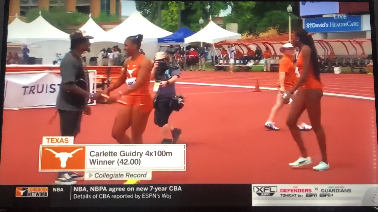 Texas Women's 4x100m Claim New Collegiate Record in Spectacular Fashion | Texas Relays