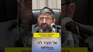 הרב אייל עמרמי - אל תעיר לה בכלל
