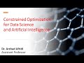 Constraint Optimization Basics in AI, Data Science, Machine Learning Urdu/Hindi by Dr Arshad Afridi