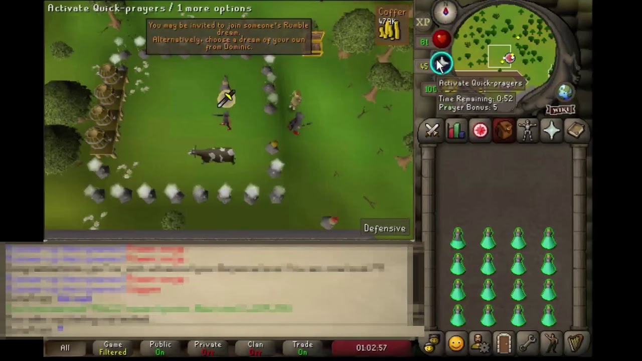 Botting.rs - Nightmare Zone Prayer Flick - Infinite Prayer