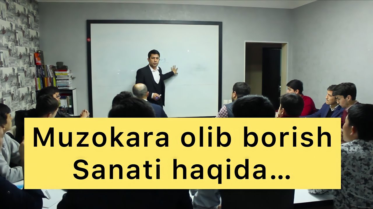 Muzokara olib borish sanati… Muhammadali Eshonqulov