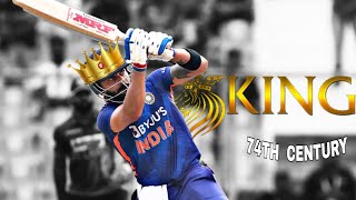 Virat Kohli 74 Century Status• Virat Kohli 74 Century Edit | •King Kohli•