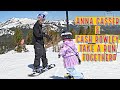 Olympic gold medalist anna gasser snowboards w 6 year old cash rowley snowboarding cute