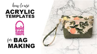 Using Acrylic Templates for Bag Making