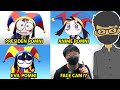 SEMUA JENIS POMNI DI DIGITAL CIRCUS | Face Reveal: The Amazing Digital Circus Episode 5