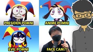 SEMUA JENIS POMNI DI DIGITAL CIRCUS | Face Reveal: The Amazing Digital Circus Episode 5