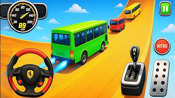 Impossible Bus Stunt Racing 2025 - Mega Ramp Driving Simulator 3D - Android GamePlay #2