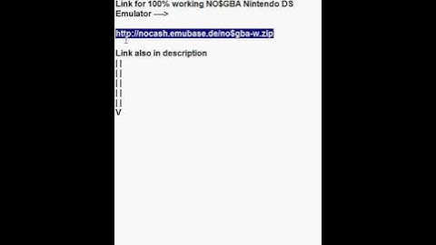 NO$GBA Nintendo DS Emulator Download Link In Description 100% Working