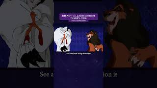 Disney Villains Confront Disney Ceo Preach Scar This Part Is Still A Bit Of A Wip