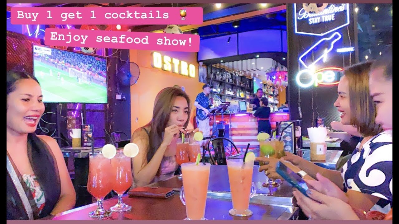 海鲜 Seafood 🦞 show Ostro Bistro & Lounge Phnom Penh NightLife