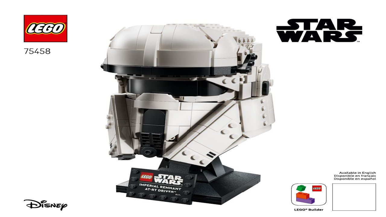 Star Wars - Imperial Remnant AT-RT Driver Helmet - Helmet Collection LEGO instructions