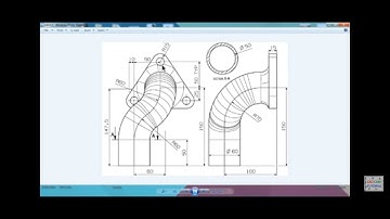 Pipe design with Projected Curve