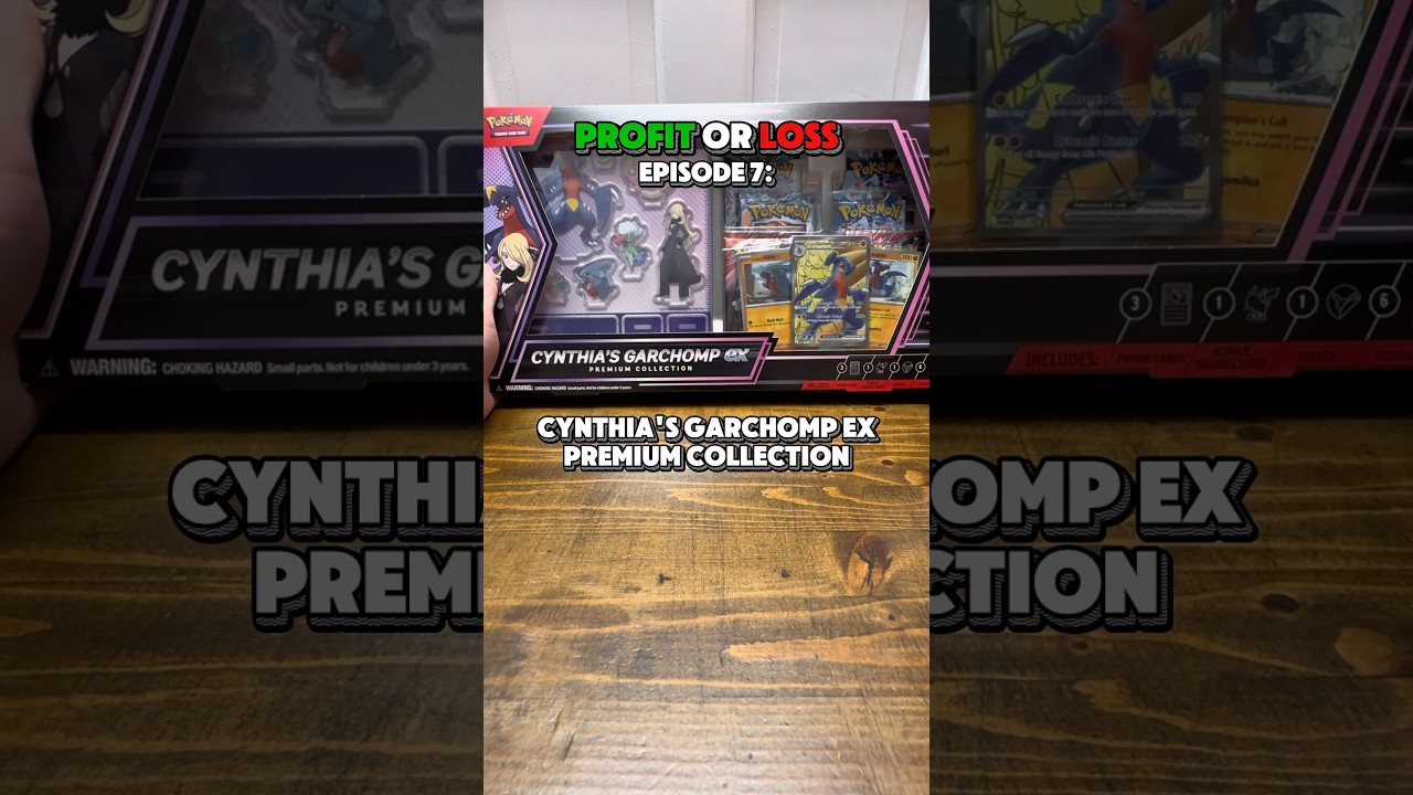 Opening a Cynthia's Garchomp EX Premium Collection Box! - Profit or Loss Episode 7