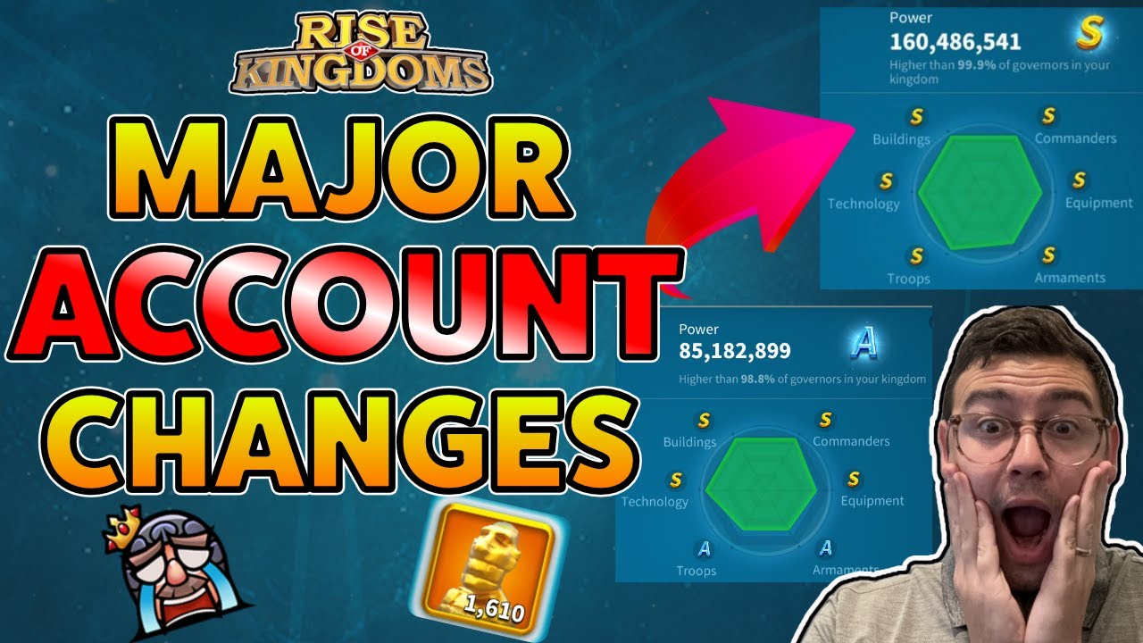 Commander Reset & FIXING My Account! | Rise of Kingdoms - YouTube