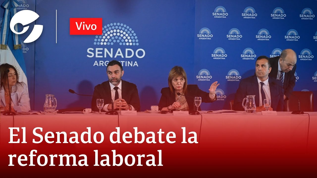 EN VIVO: CONTINÚA EL DEBATE POR LA REFORMA LABORAL EN EL SENADO - YouTube