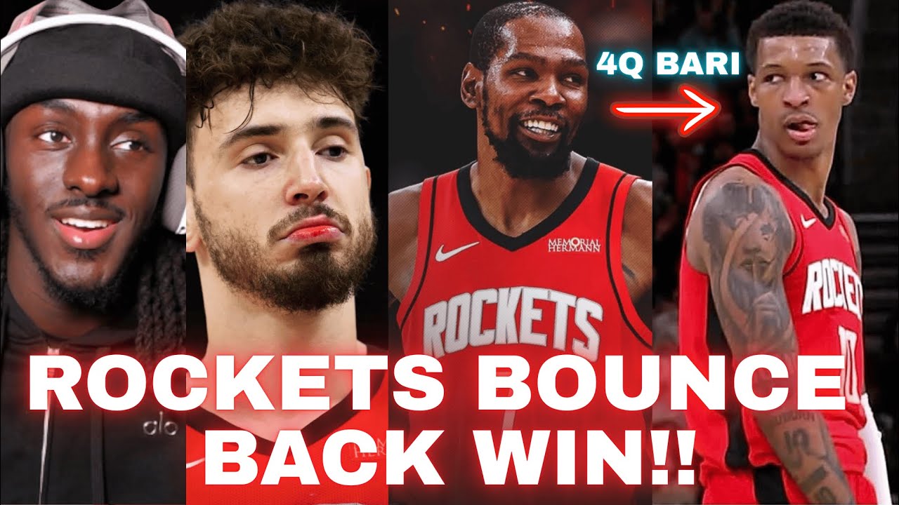 WILD ROCKETS GAME.. Rockets Vs Bulls Highlights Reaction