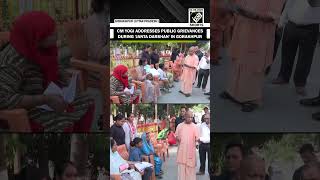 Cm Yogi Adityanath Meets People Hears Grievances During janta Darshan In Gorakhpur