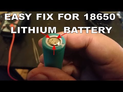 EASY FIX FOR A DEAD &rsquo;NOT CHARGING&rsquo; LITHIUM 18650 BATTERY FROM A CORDLESS TOOL BATTERY PACK - PART 2