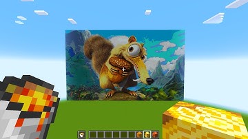 How To Draw in Minecraft ? | Pixel Art | Ice Age