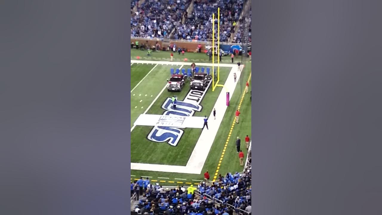 Detroit lions halftime show ford tough YouTube