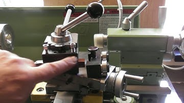 WARCO LATHE Shop made quick change tool post final part.