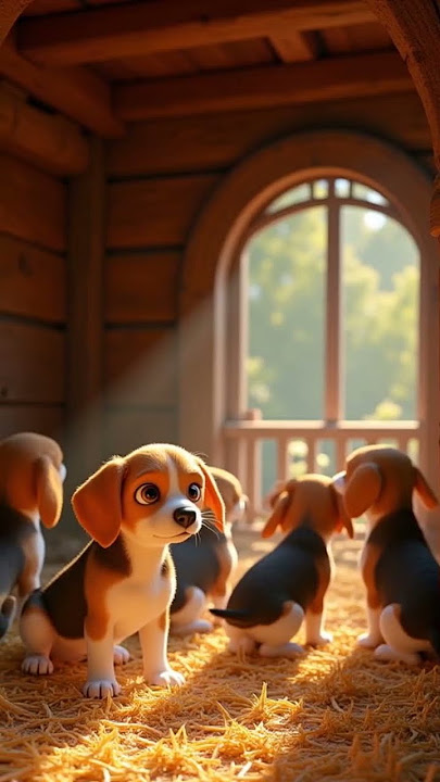 Season 1: Episode 2 - Samsam's First Steps #SamsamTheBeagle #KidsAnimation #BeagleLife #Shorts