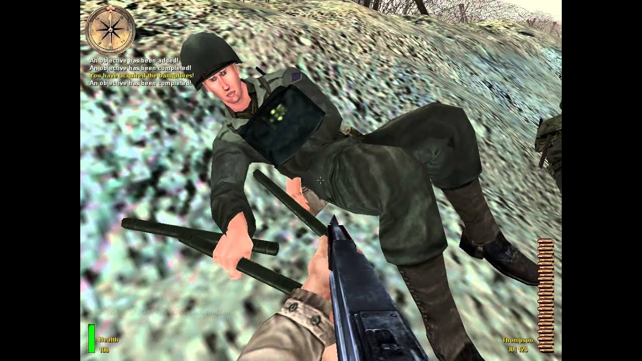 Medal of Honor Allied Assault OMAHA BEACK o melhor video 2 bot com 1 tiro